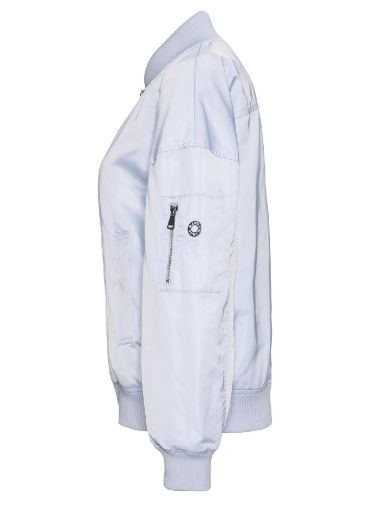 Image de Tall Femmes Shiny Blouson Veste Extra Longue