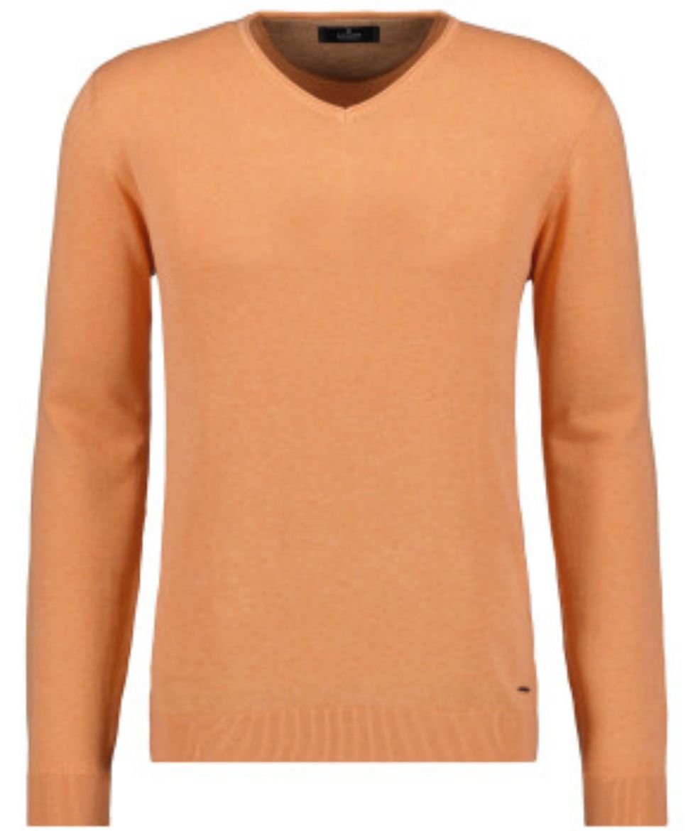 Bild von Tall Herren Baumwoll Feinstrickpullover V-Ausschnitt