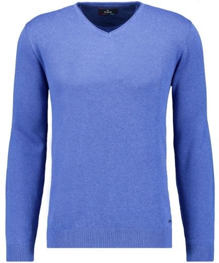 Bild von Tall Herren Baumwoll Feinstrickpullover V-Ausschnitt