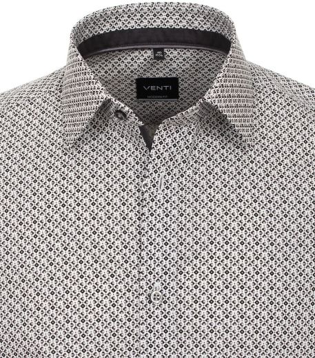 Bild von Tall Herrenhemd Modern Fit Ärmel 72 cm, diamond minimal print