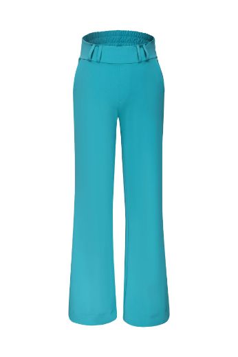 Picture of Tall Ladies Pull-on Trousers Wide Leg L37 Inch, aqua blue green