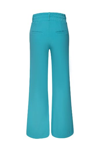 Picture of Tall Ladies Pull-on Trousers Wide Leg L37 Inch, aqua blue green