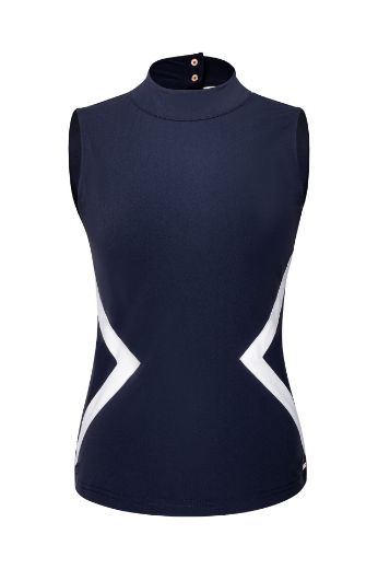 Bild von Tall Ärmelloses Top Extra Lang, dark blue
