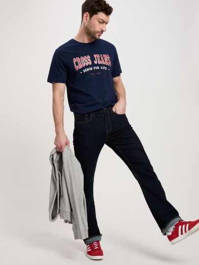 Image de Tall Jeans Homme Colin Bootcut Longueur 36 Inch, bleu foncé