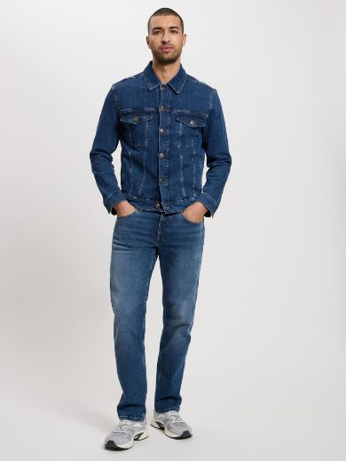 Image de Tall Jeans Hommes Antonio Relaxed Fit Longueur 36 & 38 Pouces, bleu foncé
