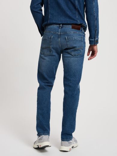 Image de Tall Jeans Hommes Antonio Relaxed Fit Longueur 36 & 38 Pouces, bleu foncé
