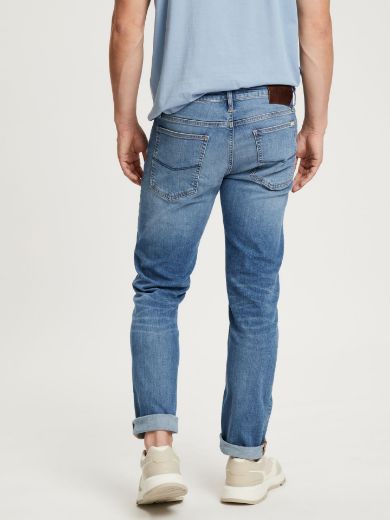 Picture of Tall Men Jeans Damien Slim Fit L36 & L38 Inch, light mid blue