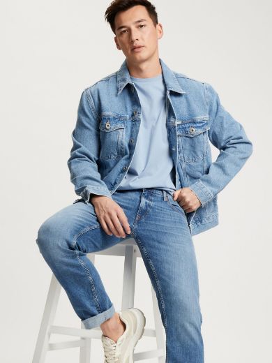 Picture of Tall Men Jeans Damien Slim Fit L36 & L38 Inch, light mid blue