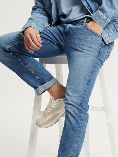 Picture of Tall Men Jeans Damien Slim Fit L36 & L38 Inch, light mid blue