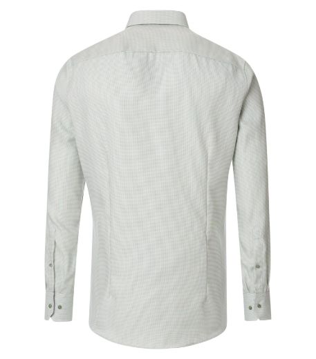 Bild von Tall Herrenhemd Modern Fit Ärmel 72 cm, uni mit Ausputz