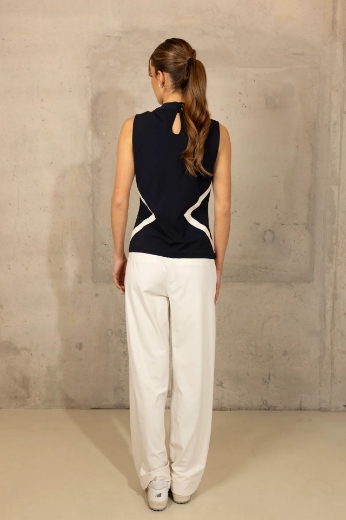 Bild von Tall Ärmelloses Top Extra Lang, dark blue