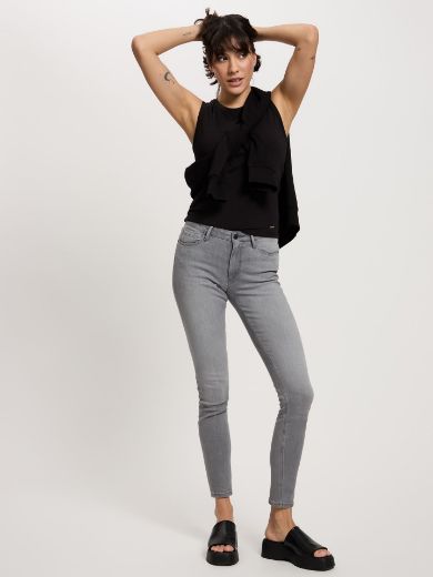 Image de Tall Femmes Jeans Alan Skinny Fit Longueur 34 & 36 Pouces, gris