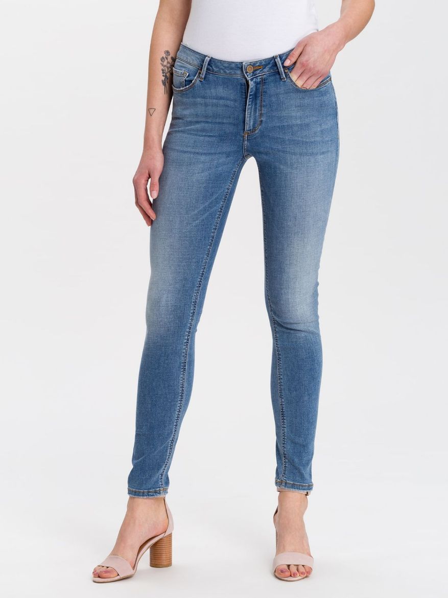 Image de Cross jean Alan skinny fit L34, mid blue
