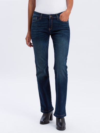 Bild von Tall Cross Jeans Lauren Bootcut L36 Inch, deep blue