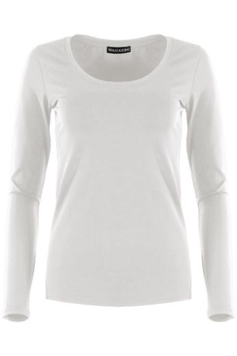 Bild von Damen Basic Langarmshirt Rundhals Toscane