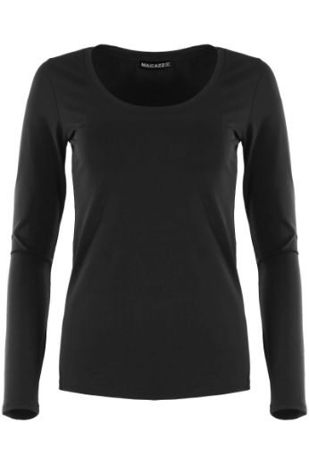 Bild von Damen Basic Langarmshirt Rundhals Toscane