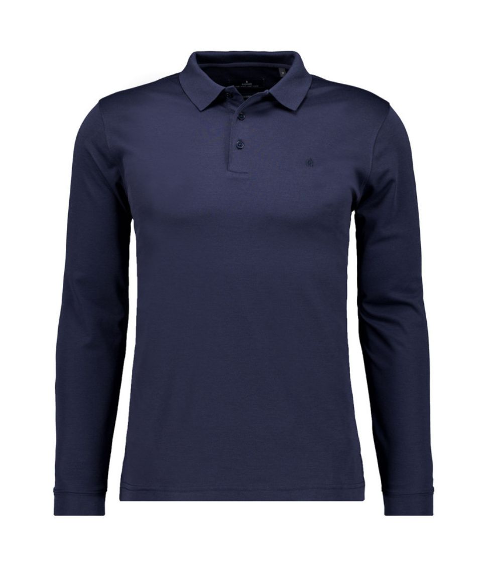 Bild von Tall Herren Softknit Langarm Poloshirt