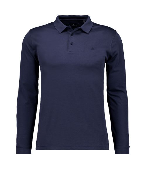 Zeige Details für Tall Herren Softknit Langarm Poloshirt Bild von Tall Herren Softknit Langarm Poloshirt
