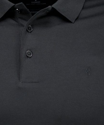 Bild von Tall Herren Softknit Langarm Poloshirt