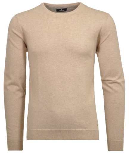 Bild von Tall Herren Rundhals Baumwoll-Kaschmir Pullover