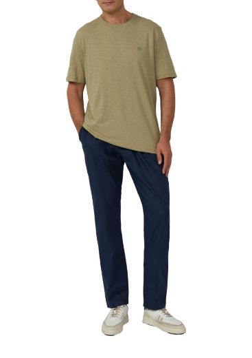 Image de T-shirt ras du cou pour homme de grande taille, vert olive