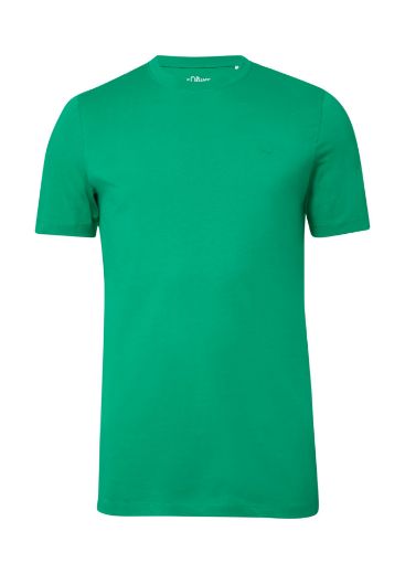 Image de T-shirt basique col rond pour homme de grande taille 100 % coton