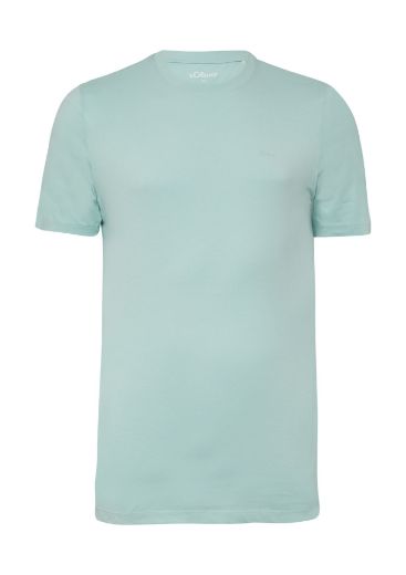 Image de T-shirt basique col rond pour homme de grande taille 100 % coton