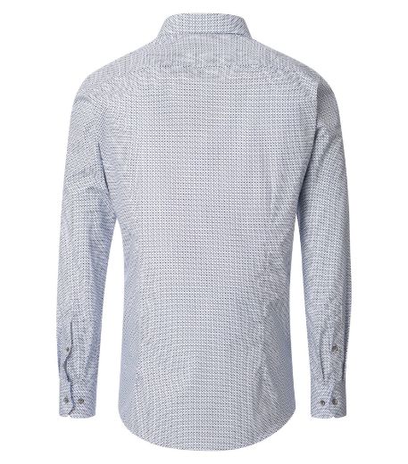Image de Tall Homme Chemise Modern Fit Longueur Manches 72 cm Imprimé Minimaliste Pois