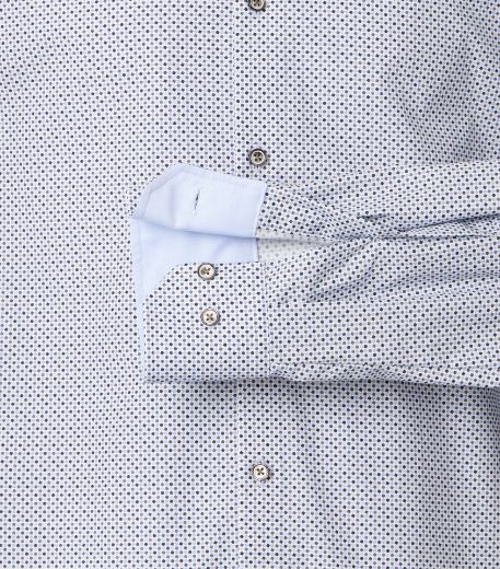 Image de Tall Homme Chemise Modern Fit Longueur Manches 72 cm Imprimé Minimaliste Pois