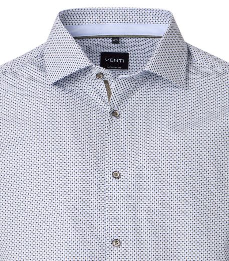 Image de Tall Homme Chemise Modern Fit Longueur Manches 72 cm Imprimé Minimaliste Pois