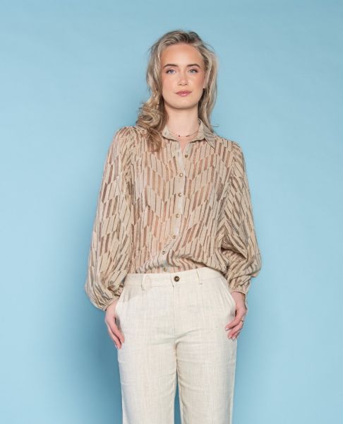 Zeige Details für Tall Bluse Ausbrenner Volant Ärmel, beige Bild von Tall Bluse Ausbrenner Volant Ärmel, beige
