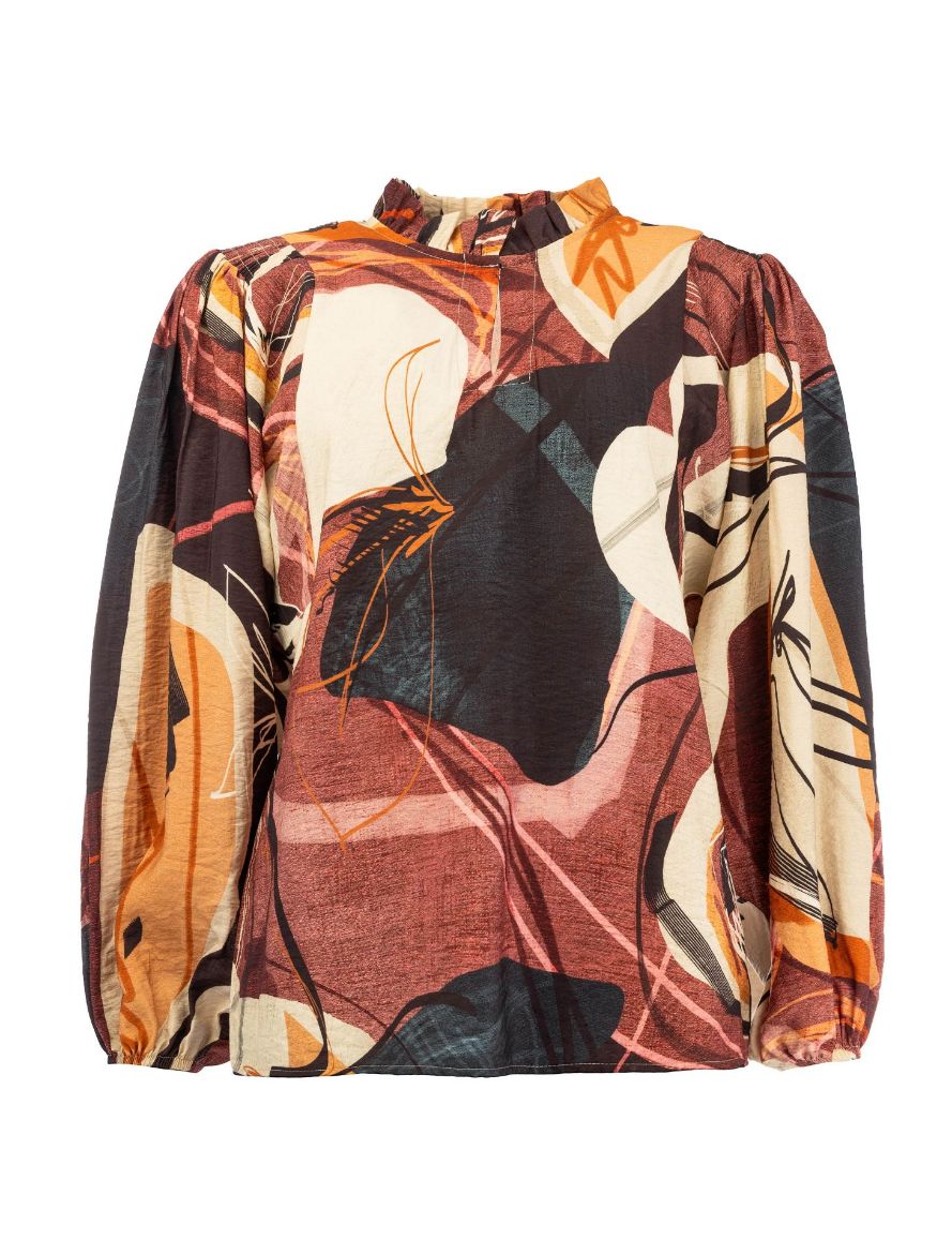 Image de Tall Femme Blouse Maldon Mother of Pearls Artistry Woven