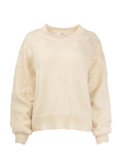 Bild von Tall Damen Strickpullover Wells Flower KnitFlowers