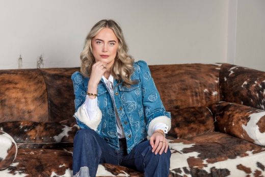 Image de Tall Femme Veste Nina Denim Jacquard