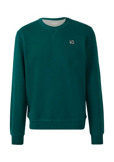 Picture of Tall s.Oliver Men's Sweatshirt Cotton Blend Crew Neck Extra Long Sleeves 72 cm