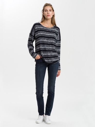 Bild von Tall Cross Jeans Anya Slim Fit L36 Inch, blue black