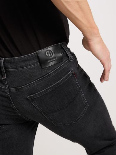 Image de Tall Hommes Jeans Damien Slim Fit Longueur L36 & L38 Inches, anthracite