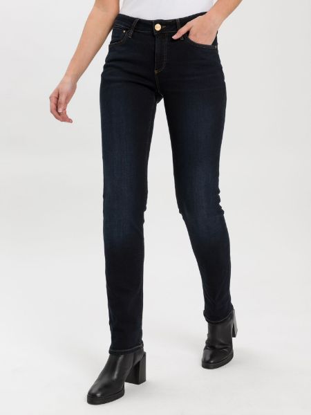 Agrandir l'image de Tall Femmes Jean Rose Jambes Droites Longueur L36 Pouces, bleu noir Image de Tall Femmes Jean Rose Jambes Droites Longueur L36 Pouces, bleu noir