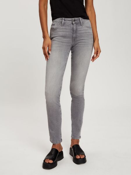Agrandir l'image de Tall Femmes Jean Anya Slim Fit Longueur 34 & 36 Pouces, gris clair Image de Tall Femmes Jean Anya Slim Fit Longueur 34 & 36 Pouces, gris clair