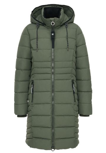 Bild von Tall Damen Rainwear Fake Daunenmantel Extra Lang