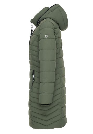 Bild von Tall Damen Rainwear Fake Daunenmantel Extra Lang