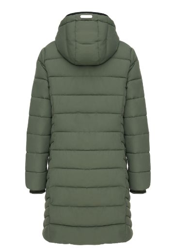 Bild von Tall Damen Rainwear Fake Daunenmantel Extra Lang