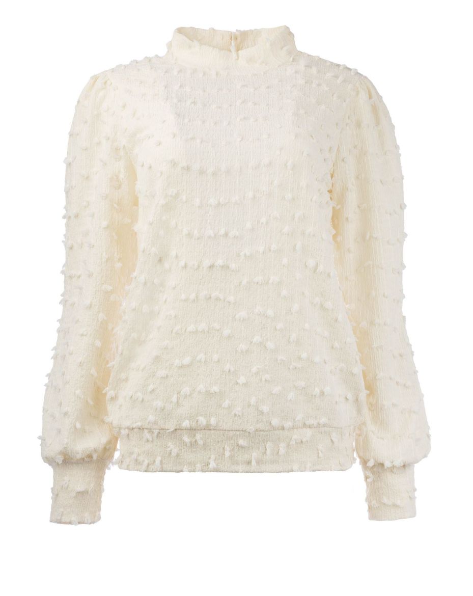 Picture of Tall Women's Long Sleeve Shirt Aspatria Dot Krinkle Extra Long