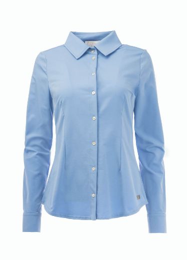 Bild von Tall Damen Bluse Rea Travel Poplin Extra Lang