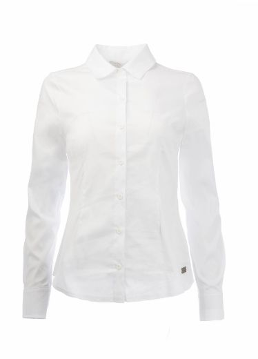 Bild von Tall Damen Bluse Rea Travel Poplin Extra Lang