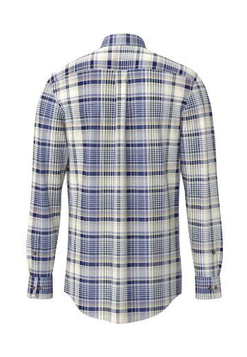 Picture of Tall Men Flannel Check Shirt 72 cm Sleeve Length
