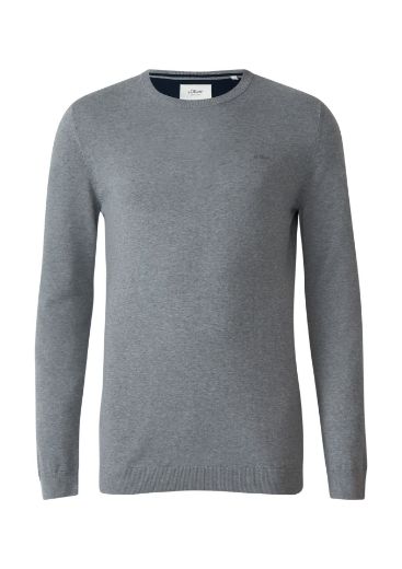 Image de s.Oliver Tall Homme Pull Maille Col Rond