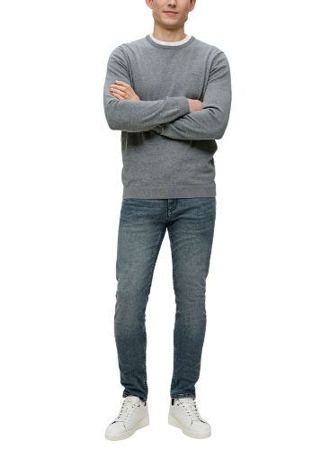 Image de s.Oliver Tall Homme Pull Maille Col Rond