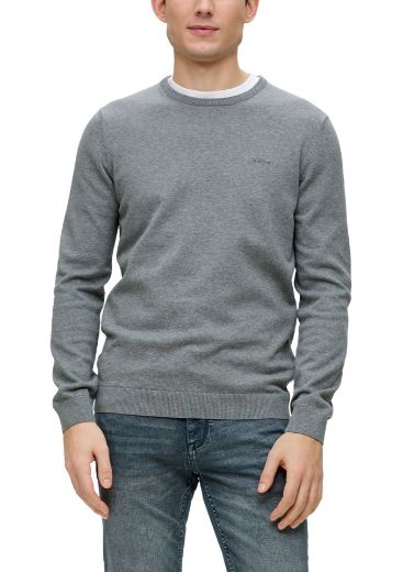 Image de s.Oliver Tall Homme Pull Maille Col Rond