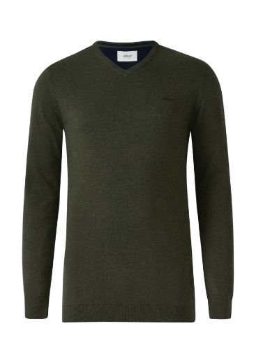 Picture of s.Oliver Tall Men Knit Jumper V-Neck